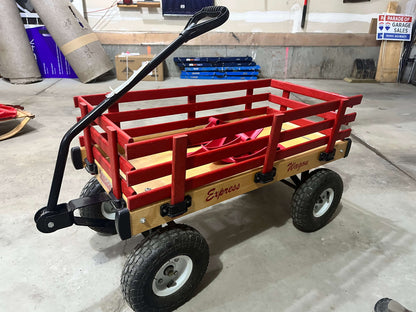 Convertible wood sleigh wagon set