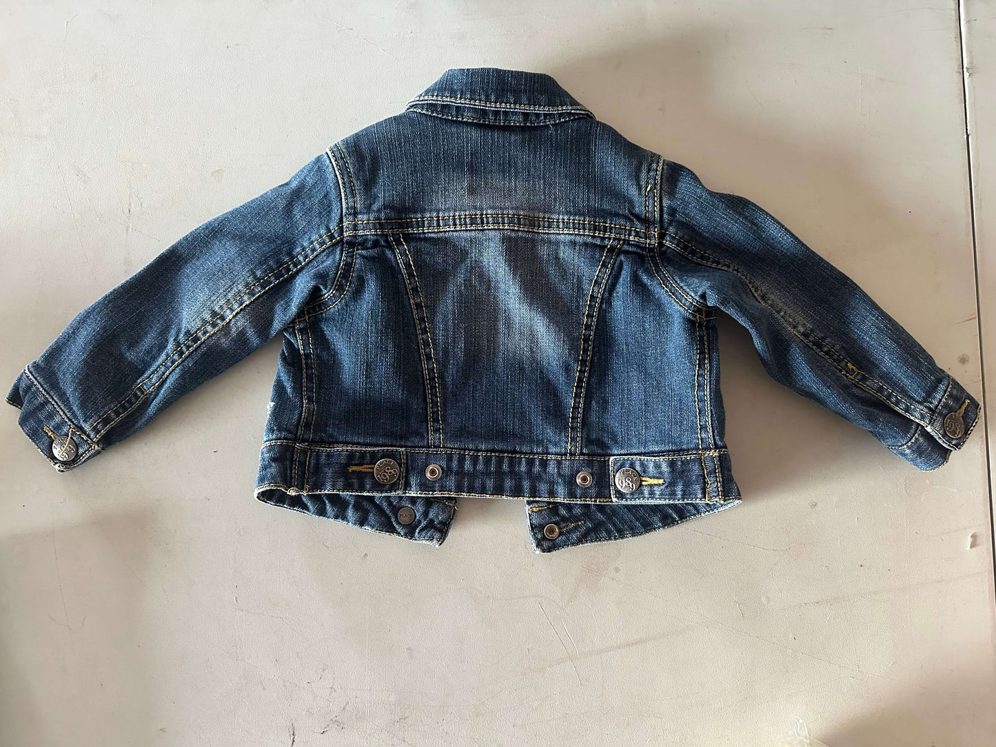 Jean jacket with flower embroidery, Kids 18 Month (12-18M)