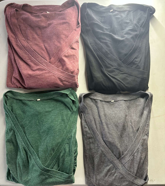 Long sleeve nursing shirts , Maternity M (8-10)