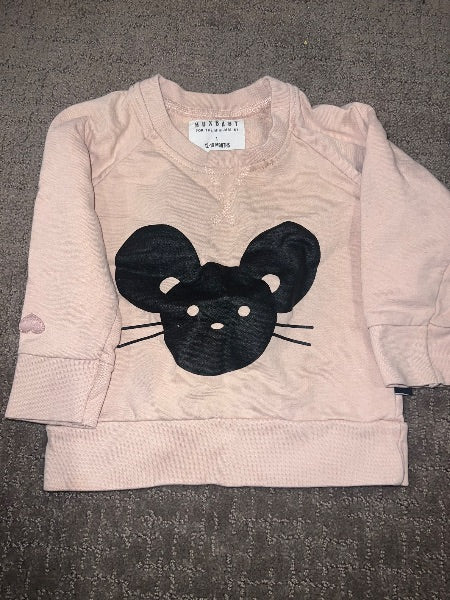 Girls - hux baby mouse sweater - 12-18mo/size 1, Kids 18 Month (12-18M)