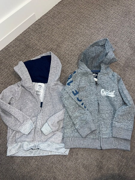 Boys - carters, osh kosh -  zip up hoodies - 24mo, Kids 24 Month (18-24M)