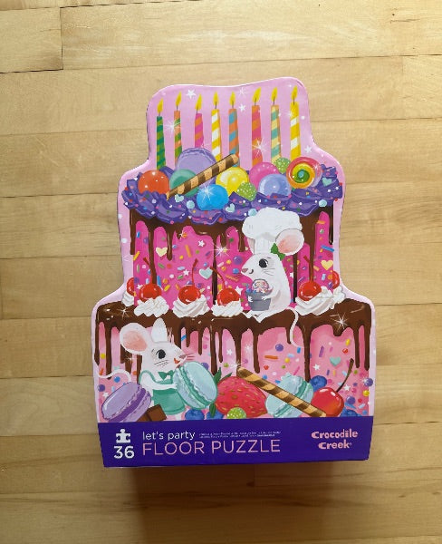 Crocodile Creek Cake Floor Puzzle (36)