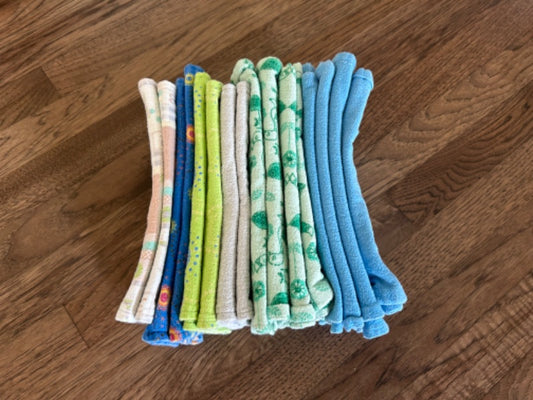 Burp Cloths - Handmade 16 Count