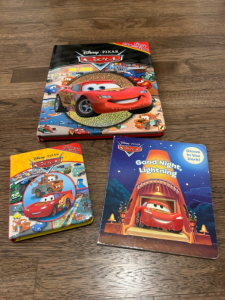 3 Disney Cars Books