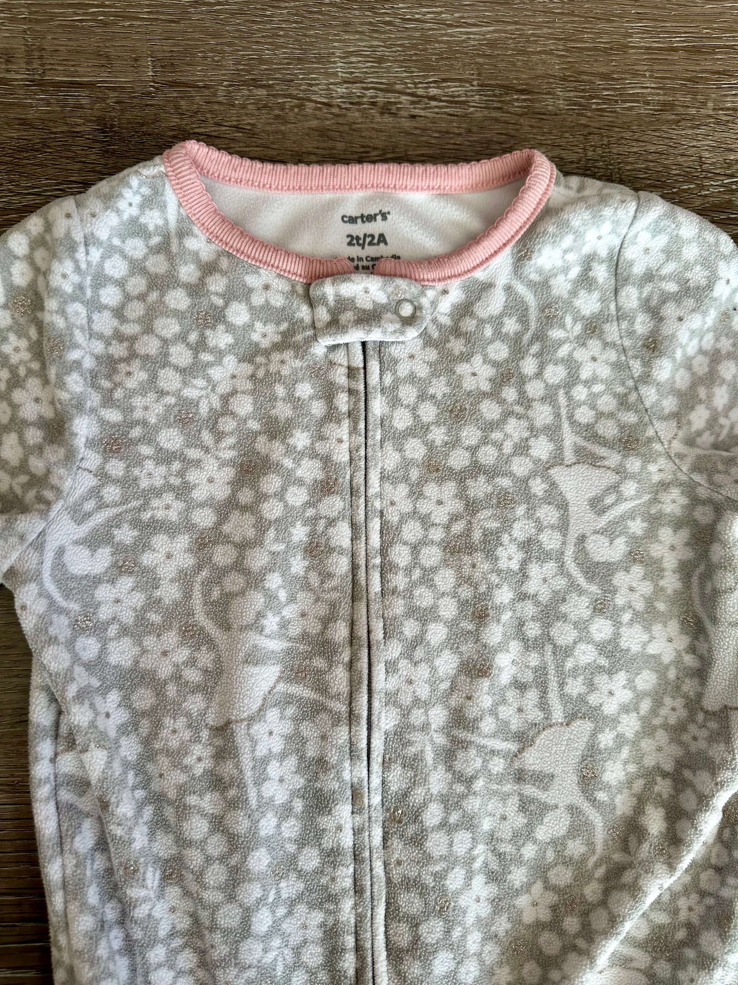 3 Fleece Pajamas, Carter’s and Children’s Place, 2T, Kids 2T