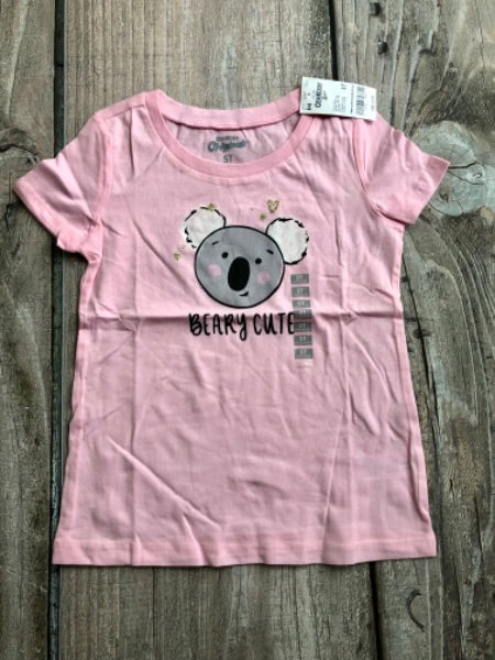 Osh Kosh size 5 girls koala tshirt, brand new with tags