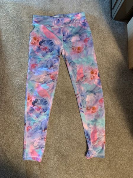 Joe Fresh Multi Colored Active Legging. Size 14.