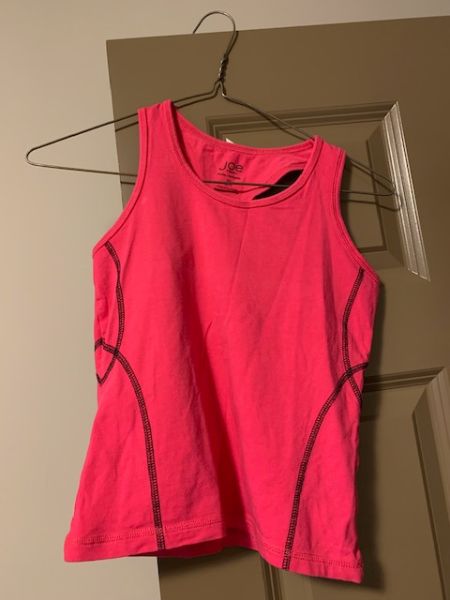 Three Tank Tops Fuscia & Purple.  Size 10-12. Joe Fresh & George