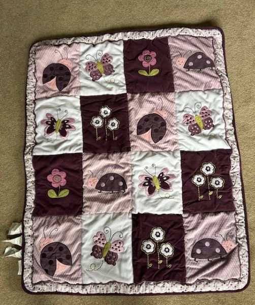 Baby Floor Play Blanket  or Quilt for Kids by Lambs & Ivy