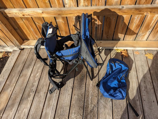 MEC HappyTrails child carrier MSRP $200