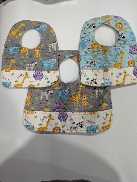 New Handmade Bibs 2 Small 1 Large