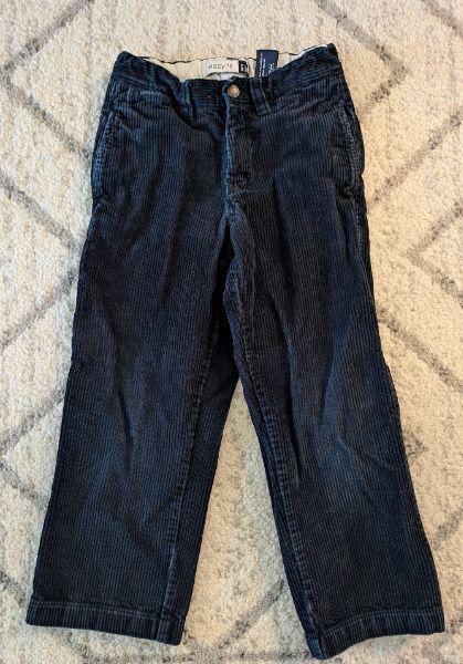 Gap Easy Fit Boys Corduroy Pants, Size 6, MSRP: $45, Kids 6/6X (extra small)