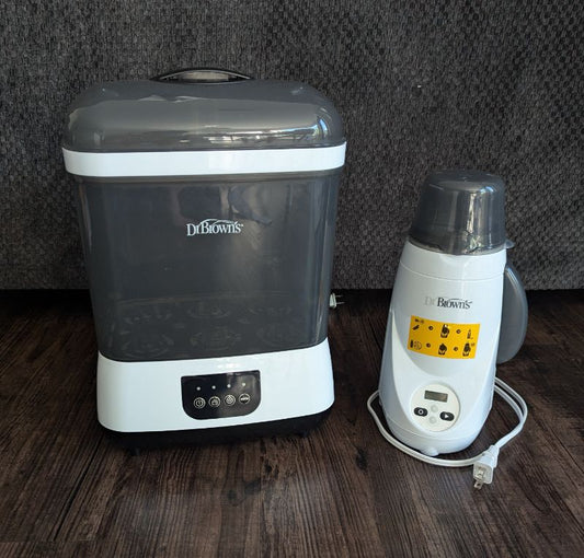 Dr. Brown's bottle sterilizer & dryer and Bottle warmer