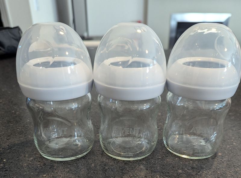 Dr Brown's, Aventi, & Medela bottles