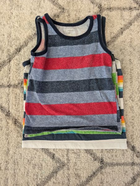 Bundle of 3-2T Boys Sleeveless Shirts, Kids 2T