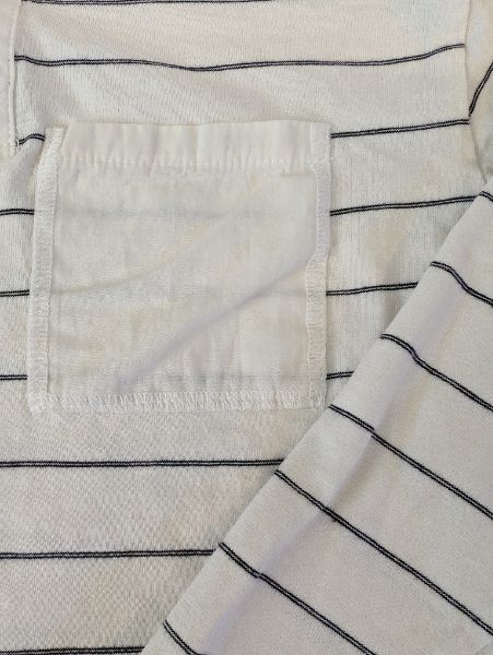 Zara, Beige & Black Striped Henley Shirt, Size 4/5, Kids 4/4T