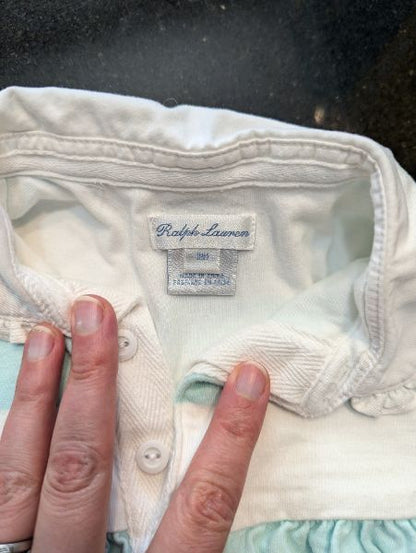 Ralph Lauren Blue Striped Summer Dress - 18M, Kids 18 Month (12-18M)