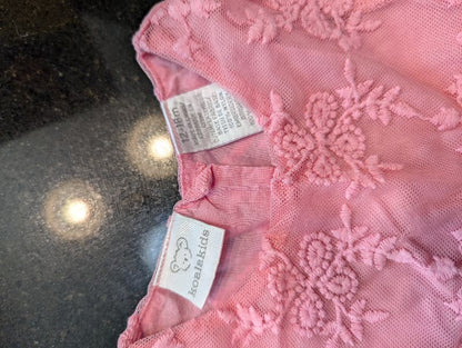 Koala Kids Pink Lace Summer Dress - 12-18M, Kids 18 Month (12-18M)