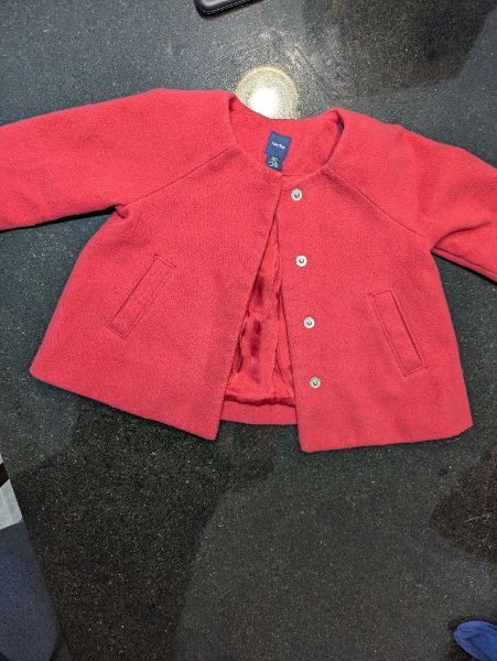 Baby Gap Pink Dressy Winter Jacket - 18-24M, Kids 24 Month (18-24M)