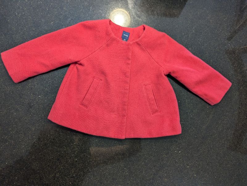 Baby Gap Pink Dressy Winter Jacket - 18-24M, Kids 24 Month (18-24M)