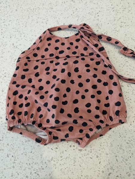 Little & Lively Romper 6-12 months polka dots, Kids 12 Month (9-12M)