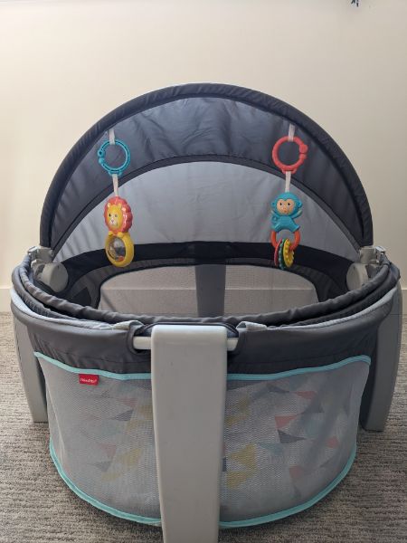 Fisher Price Portable Bassinet/Play Space with canopy