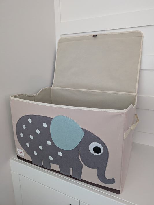 3 Sprouts Large Toy Chest Elephant