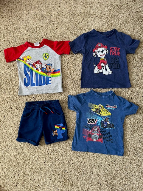 Paw Patrol Clothing Bundle, Nickelodeon, Size 2T/3T, Kids 3T