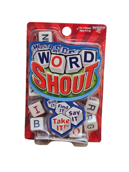 Word Shout dice game new in box