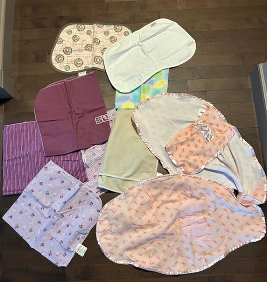 Baby Receiving Blankets, Swaddlers & Burb cloths.