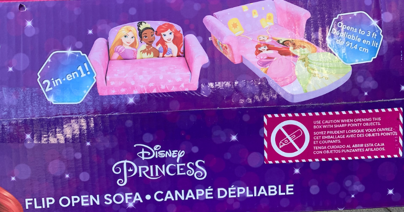 BNIB Princess Disney fold out couch