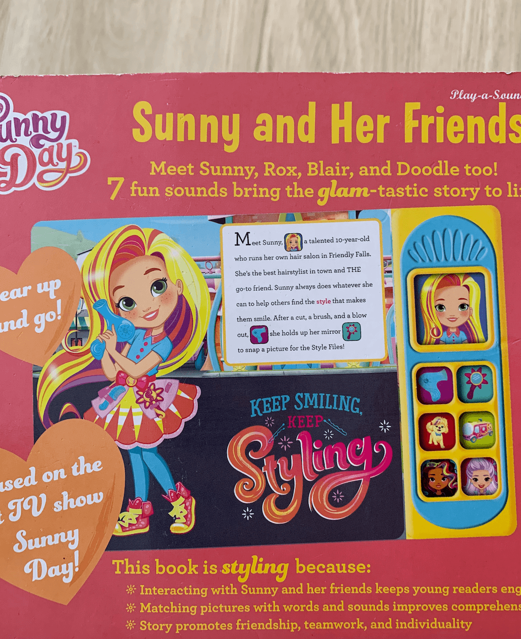 bnib hair chalk kit & hair sound book