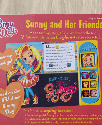 bnib hair chalk kit & hair sound book