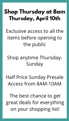 Shop Thursday at 8am (April 2025)