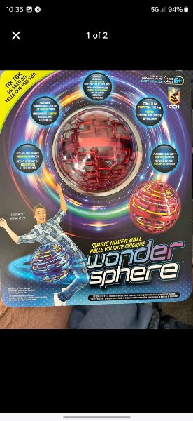 1 blue WonderSphere - use indoor or outdoor