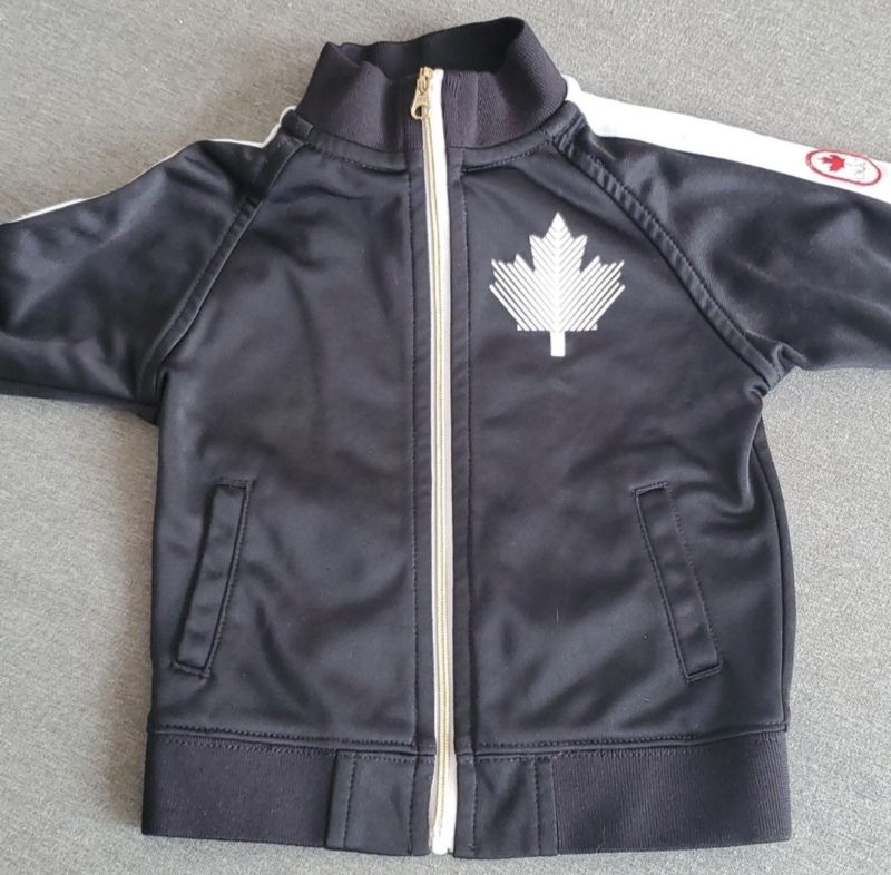 Official Team Canada Olympic Zip Up Sweater, HBC, Size 6 - 12 Months, Kids 12 Month (9-12M)