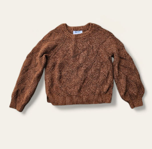 Old Navy sz 8 brown knit sweater