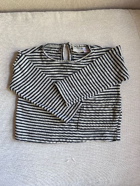 Zara Strip Knit Top