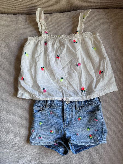 Gap embroidered fruit set 3T, Kids 3T