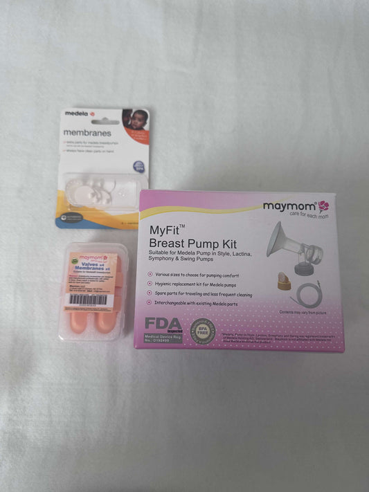Maymom/Medela breastpump kit and parts
