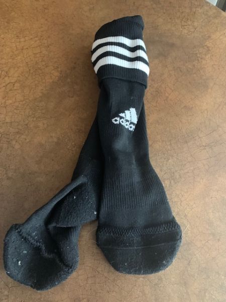 Black Soccer Socks. Adidas.