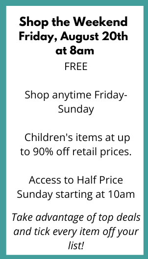 Shop the Weekend (Aug 2026)
