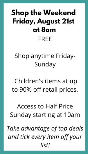 Shop the Weekend (Aug 2026)