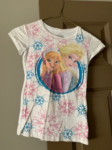 Three t-shirts  - Disney Frozen and Monster High