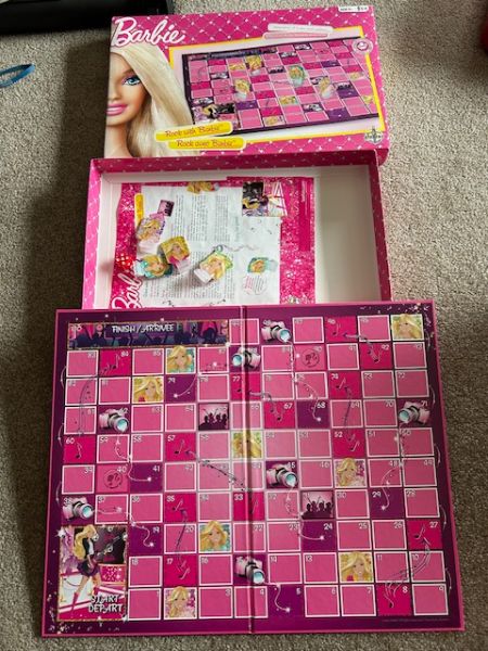 Rock with Barbie Board Game