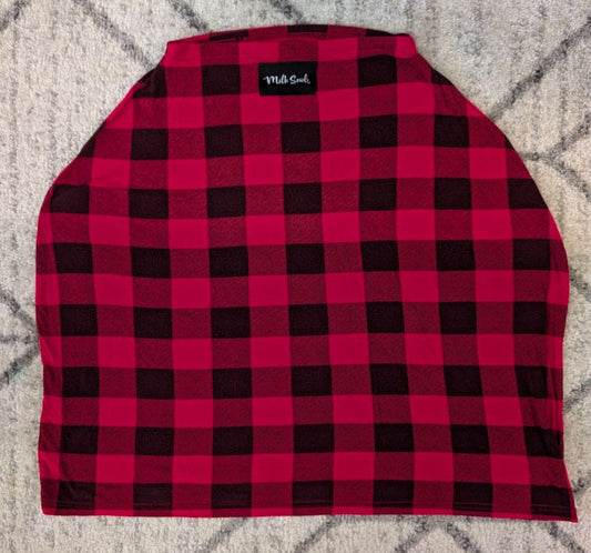 Milk Snob, Buffalo Plaid Multifunctional Nursing Cover, MSRP: $52