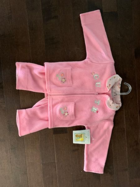 Warm Girls Outfit Jacket & Pants. Pink. Tuti Fruiti. Size 6/9months