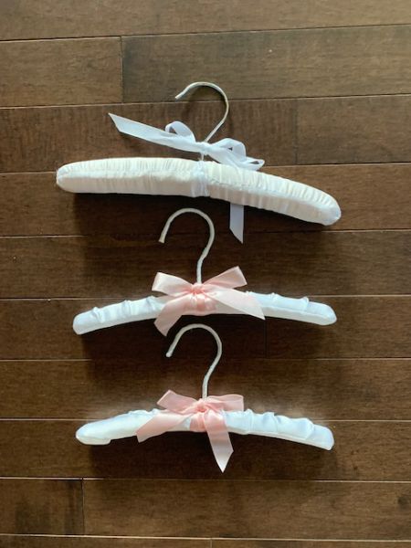 Satin Covered Baby Hangers