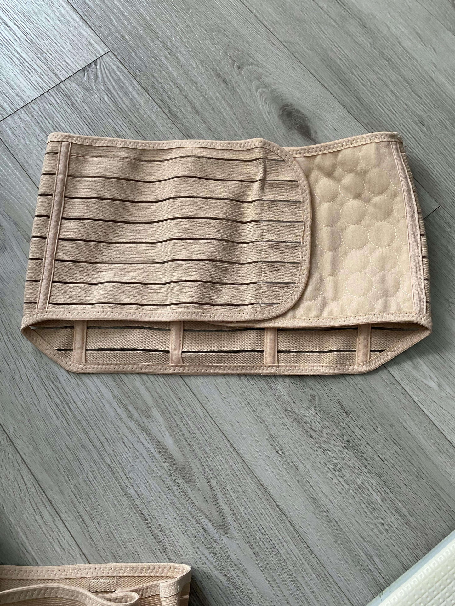 3 in 1 Postpartum Support - Recovery Belly/waist/pelvis Belt Shapewear Slimming Girdle (M/L=One Size, Beige) , Maternity L (12-14)