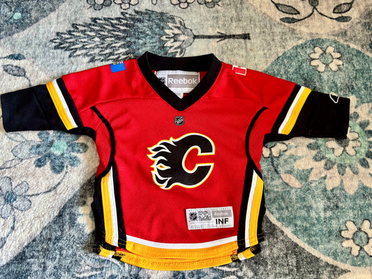 Reebok Calgary Flames Jarome Iginla #12 Infant Hockey Jersey (12–24 Months), Kids 18 Month (12-18M)